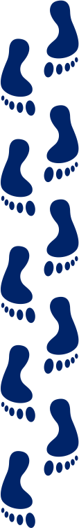 fodaftryk-vertikale-blå-modsat footprints